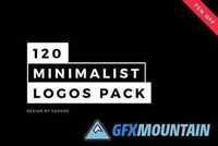 120 Minimalist Logos Pack