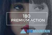 180 Premium Photoshop Action