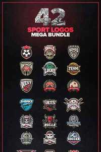 42 Sport logos MEGA BUNDLE