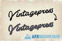 Vintagepress Styles For Illustrator
