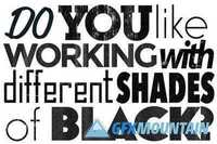 50 Shades Of Black