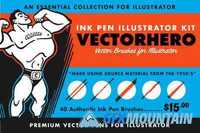 VectorHero Brushes for Illustrator