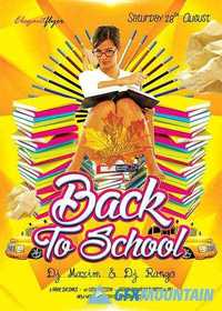 Back To School 2 Flyer PSD Template + Facebook Cover