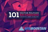 101 Vector Polygon Backgrounds V.3