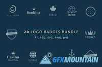 Massive Logo Badges Template Bundle - 345855