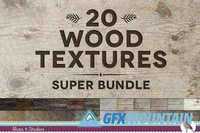 20 Wood Textures Super Bundle