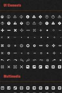 1500 Pixel Perfect Icons in 6 Different Sizes
