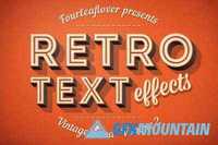 Photoshop Retro Text Effects vol.2