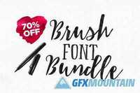 Brush Fonts Bundle