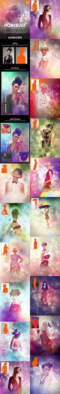 GraphicRiver - Portrait Photoshop Action 12663235