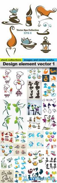 Design element vector 1, 25 x EPS