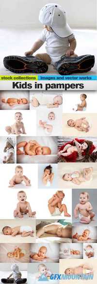 Kids in pampers, 25 x UHQ JPEG