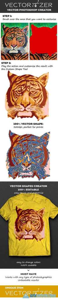 Graphicriver - Vectorizer - Vector Photoshop Creator 10928878