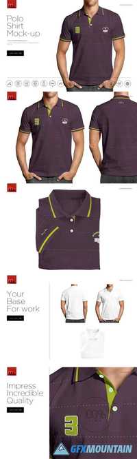 CM - Polo Shirt Mock-up 360457