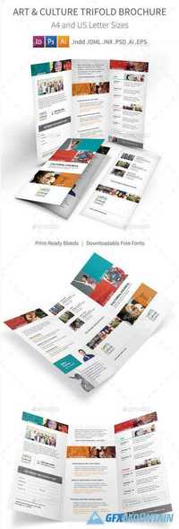 Art and Culture Trifold Brochure