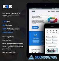 Graphicriver - B2B - Business E-newsletter PSD Template 10654212