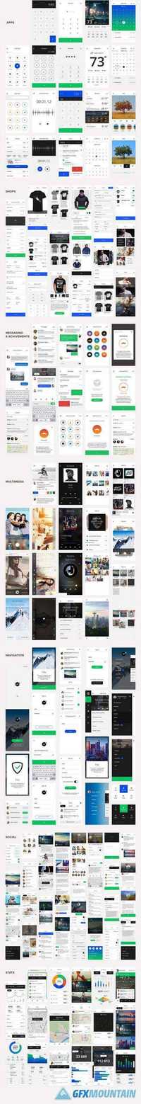 iOS 7 UI Kit - 65225