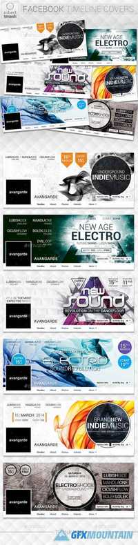 GraphicRiver - 6 Music Event Facebook Timeline Covers 12663361
