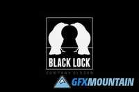  Black Lock Logo 30587