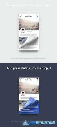 App Project Presentation PSD Mock up