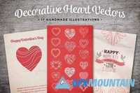 Decorative Heart Vectors Volume 1
