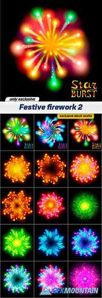 Festive firework 2 - 15 EPS