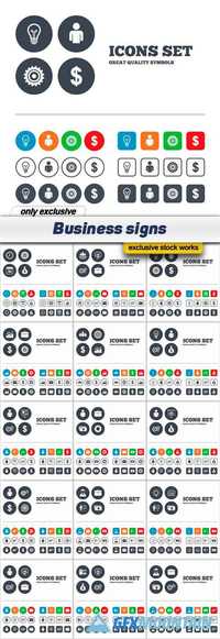 Business signs - 15 EPS