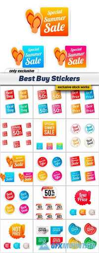 Best Buy Stickers - 15 EPS