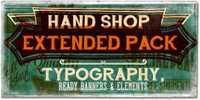 Hand Shop Pack Font