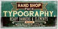 Hand Shop Pack Font