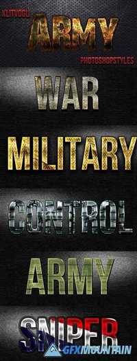 Graphicriver Army Photoshop Styles 12850605