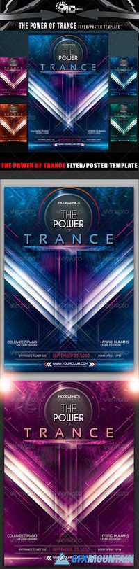 Flyer/Poster Template - The Power of Trance