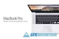 Realistics mockup-Apple Macbook Pro 375161