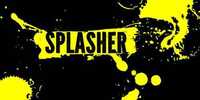 Splasher - 94 Unique Ink, Paint and Coffee Splatters