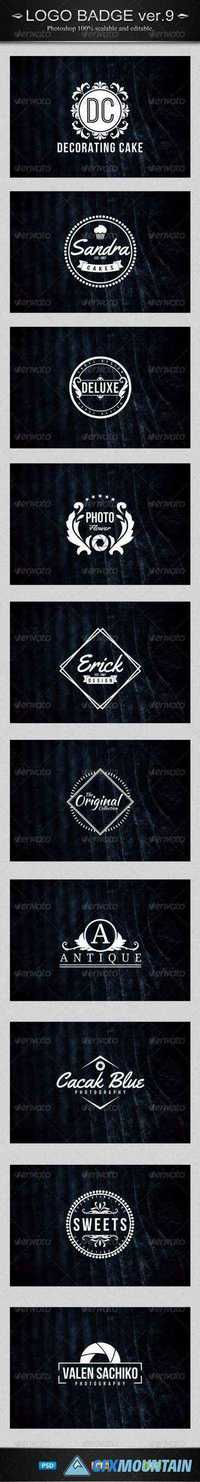 10 Vintage Logo Ver.9 (Badges,Insignias & Crest) - Graphicriver 7903602