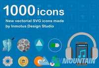 1000 Vectorial Icons, Perfect for Mobile and Web Design