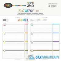 2016 Printable Planner Week FKit 389621