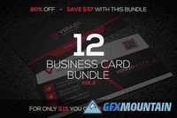 12 Business Card Mini Bundle v2 388358