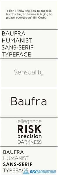 Baufra Font Family