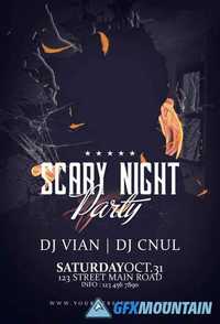 Scary Night Party Flyer Template