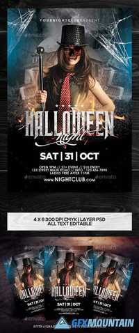 Halloween Night Flyer Template 12988745