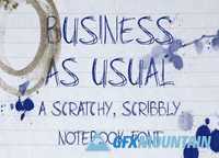 Business As Usual Fonts Family