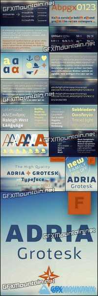 Adria Grotesk Font Family