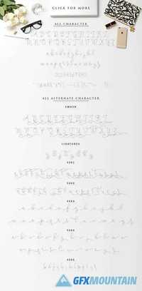 Angelova Monoline Script
