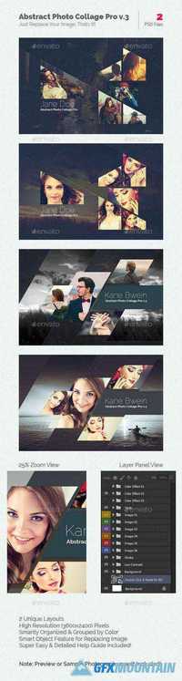 GraphicRiver - Abstract Photo Collage Pro v.3 12945532