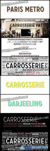 Carrosserie Font Family