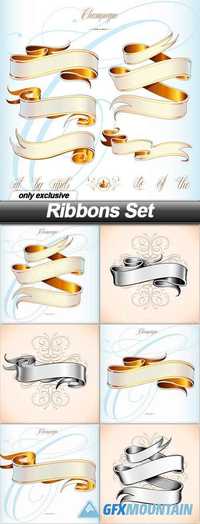 Ribbons Set - 7 EPS