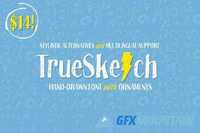 Truesketch + Bonus Ornament Font 393121