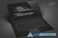 Laptop Business Card Black Edition 392376