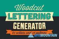 Woodcut Lettering Generator